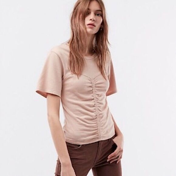 ❗️MOVING SALE: MAKE AN OFFER❗️ Express Ruched Front/Corset Top - Picture 3 of 7